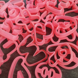 Вырубки Русский алфавит №1