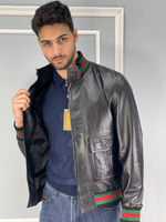 Кожаная куртка Gucci