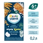 Каша пшеничная детская ФрутоНяня с 6 месяцев, молочная, жидкая, 200 мл