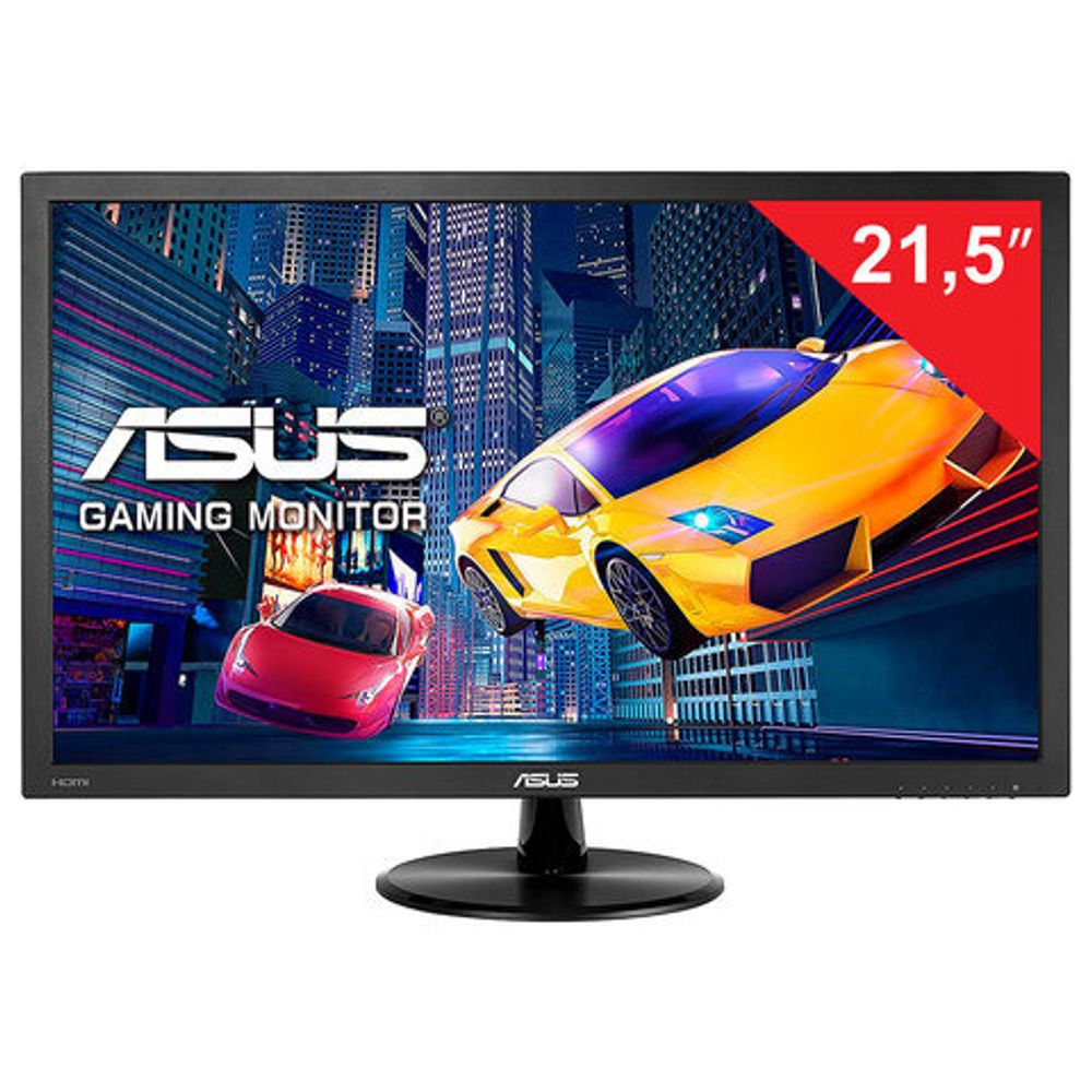 Монитор ASUS VP228HE 21.5" (55см), 1920x1080, 16:9, LED, 1ms, 200cd, VGA, HDMI, черный
