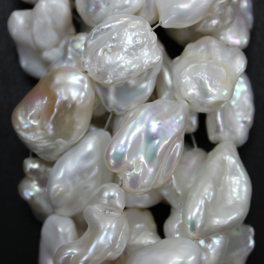 Жемчуг бусины 10-18мм