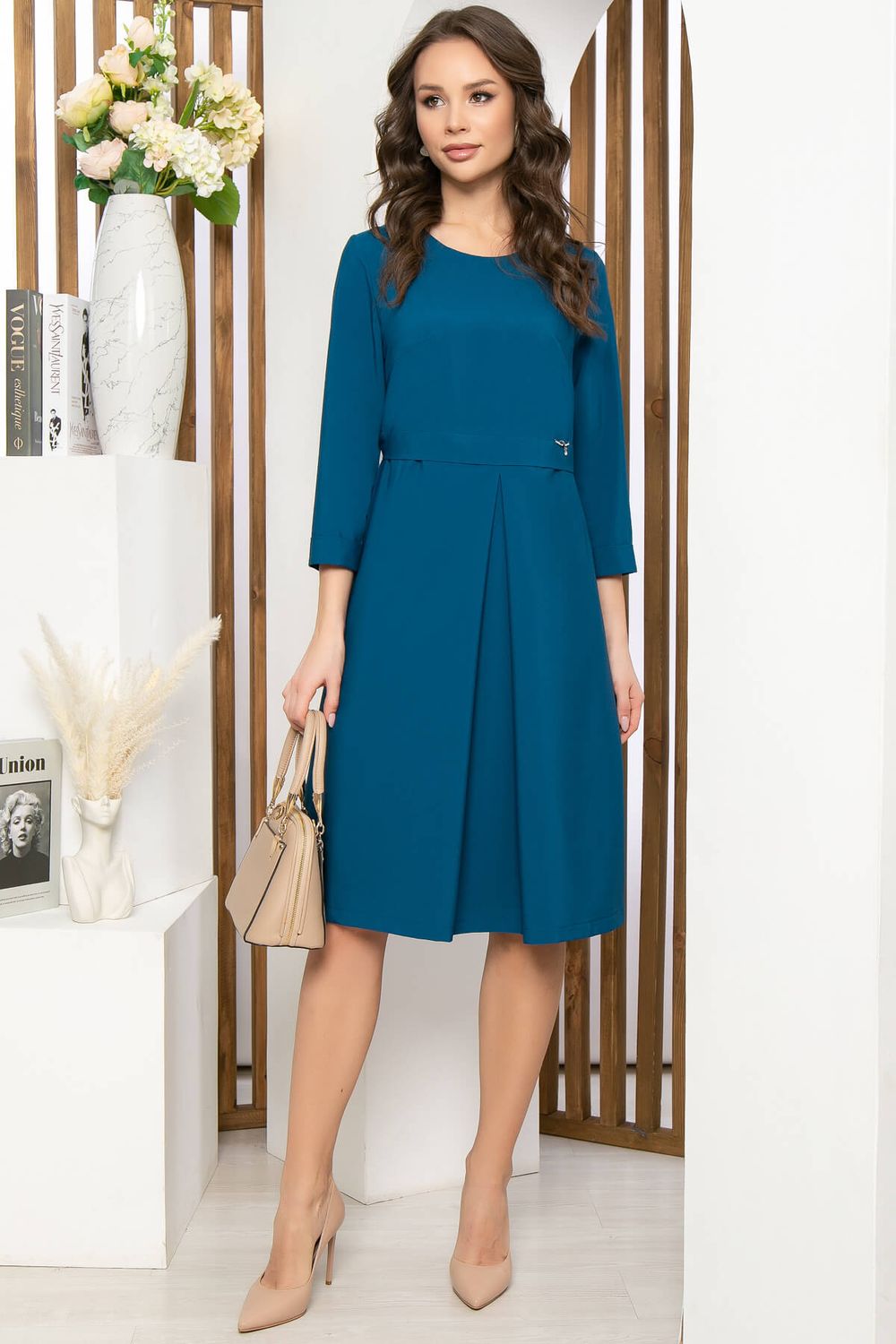 Платье "Кассандра" (морская волна) П4944 LT Collection