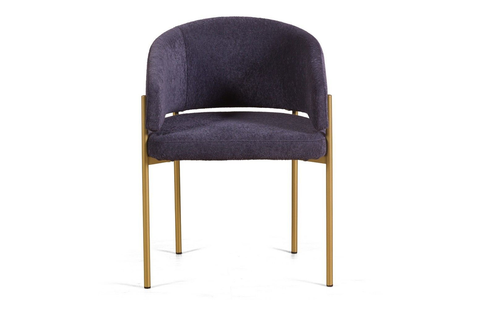 Стул Nicol, мех Plush 16 mistic  / опоры шампань