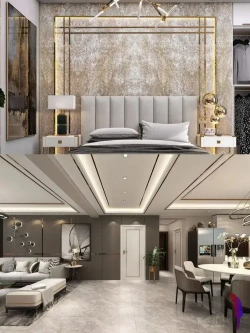 Лента металлическая на стену самоклеющаяся для декора стен золото 3м