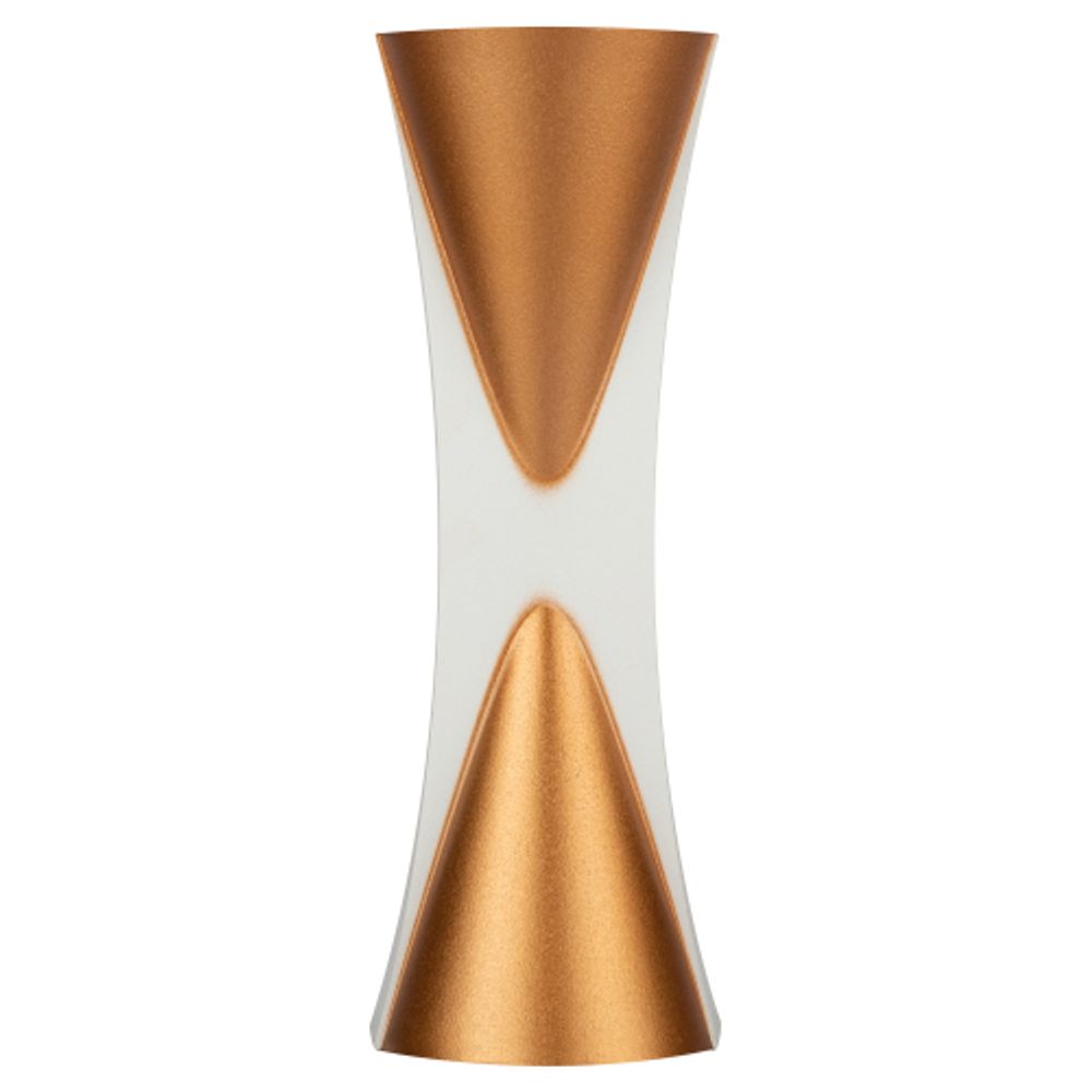 Светильник накладной светодиодный ЭРА WL43 WH+GD 6Вт 3500К IP54 белый/золото для интерьера и фасадов зданий | Фасадная декоративная подсветка