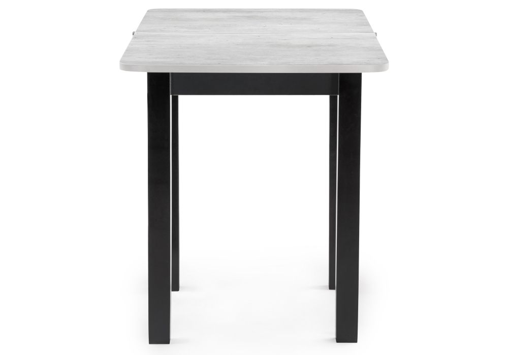 Стол Энлей 60(120)х60х74 метрополитан грей / черный