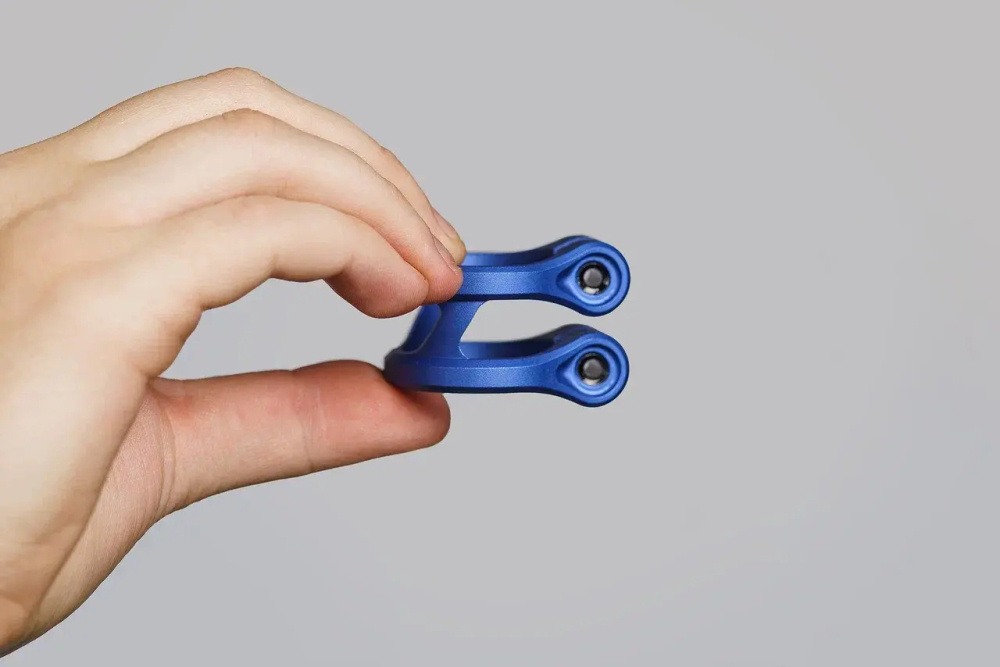 Зажим Ethic sylphe double clamp 31.8 blue