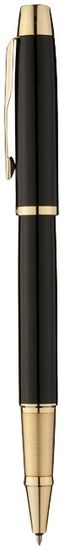 Ручка-роллер Parker IM Metal, T221, цвет: Black GT, стержень: Fblack  S0856360