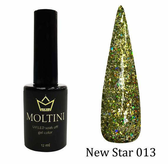 Гель-лак Moltini New Star 013, 12 ml