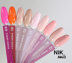 Гель лак NIK nails Podo Seria 14 8 g