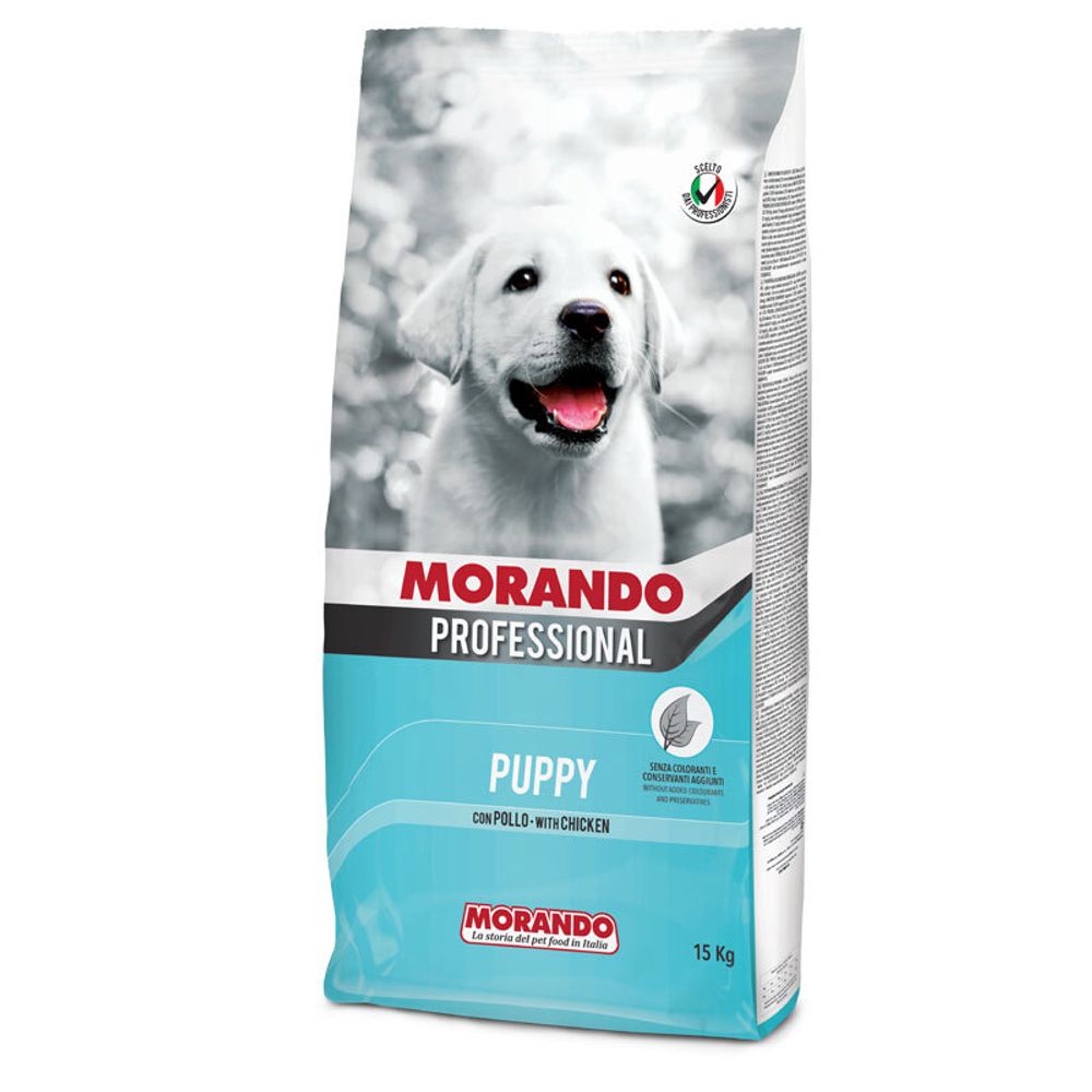 Morando Professional Cane сухой корм для щенков с курицей, 15 кг