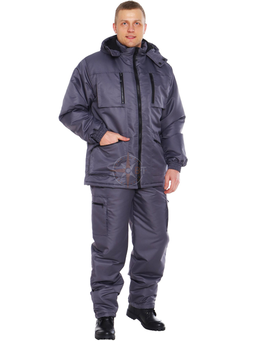 КОСТЮМ ЛЕС -10 °C (ТАСЛАН серый)