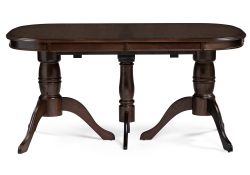 Деревянный стол Louvre 160(219)х106х76 tobacco