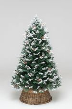 Заснеженная ель с шишками «Амелия» (Литая хвоя) от 1,2 м до 2,4 м