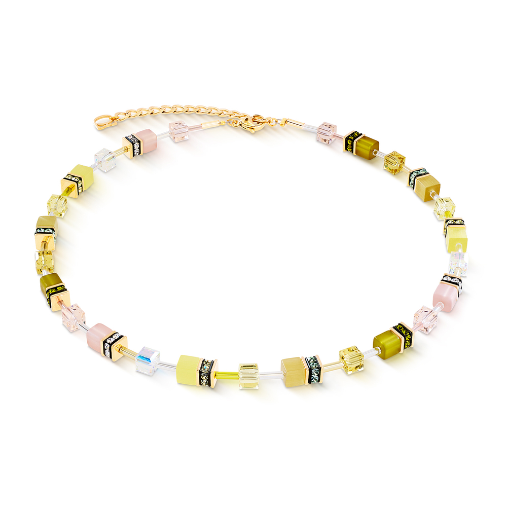 Колье Coeur de Lion Olive-Yellow 2838/10-0901