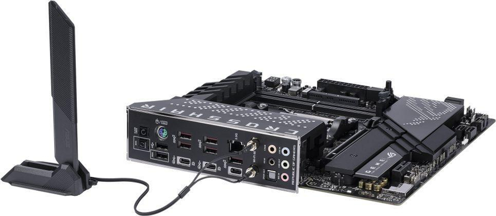 Материнская плата ASUS ROG Crosshair X670E Gene (AM5, mATX, PCIe 5.0, WiFi 6E), черный