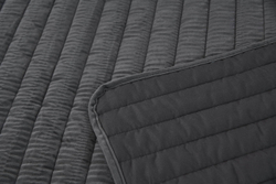 Покрывало 240x260 и 2 наволочки 50х70 Sofi De MarkO Фердинанд темно-серое