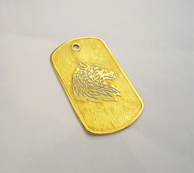 Медальон "Волк" № 3. Златоуст