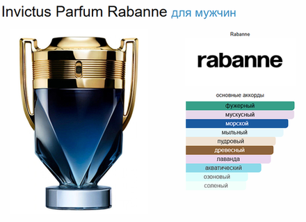 Paco Rabanne Invictus Parfum 100 ml (duty free парфюмерия)