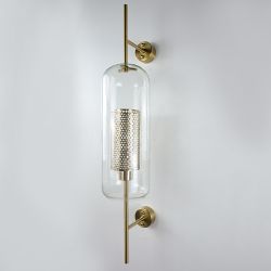 Настенный Светильник Catch Wall Cylinder L78 Brass By Imperiumloft