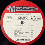 Los Barboza ‎– Rythmes Et Melodies Du Paraguay (Франция) Т