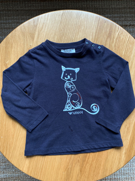 Хлопковый лонгслив Armani, 74