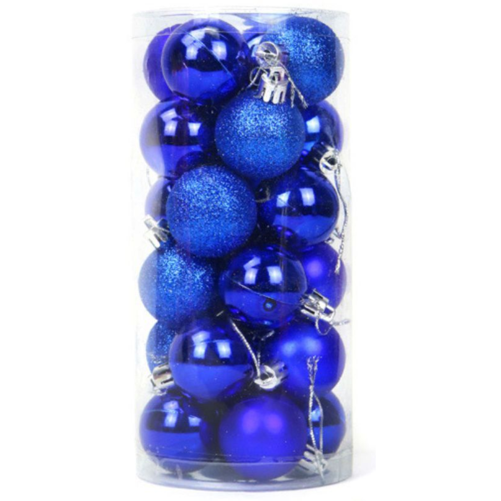 Новогодние шары для ёлки синие