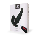 Черный анальный вибромассажер Dipper-RCT - 14,8 см.