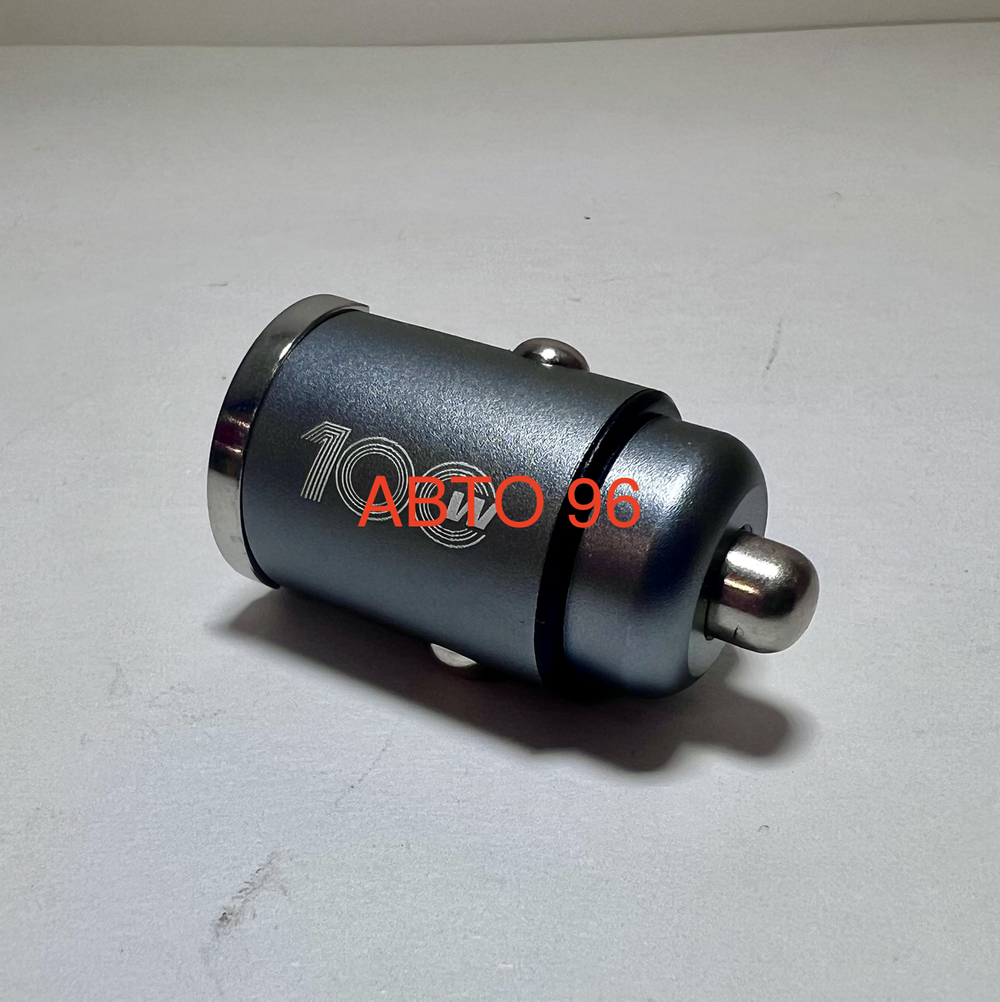 Автомобильное зарядное устройство AutoMaxx, PD30W+QC4.0, 100W (серый) (1 шт.) Оптом