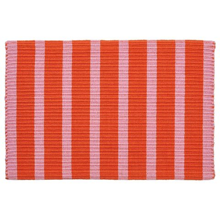 IKEA VÄGSKYLT  (ИКЕА ВÄГСКЙЛТ)  -  Коврик для ног, розовый/оранжевый, 40x60 см
