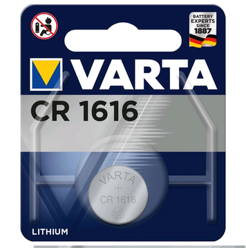 Батарейка Varta ELECTRONICS CR1616 BL1 Lithium 3V