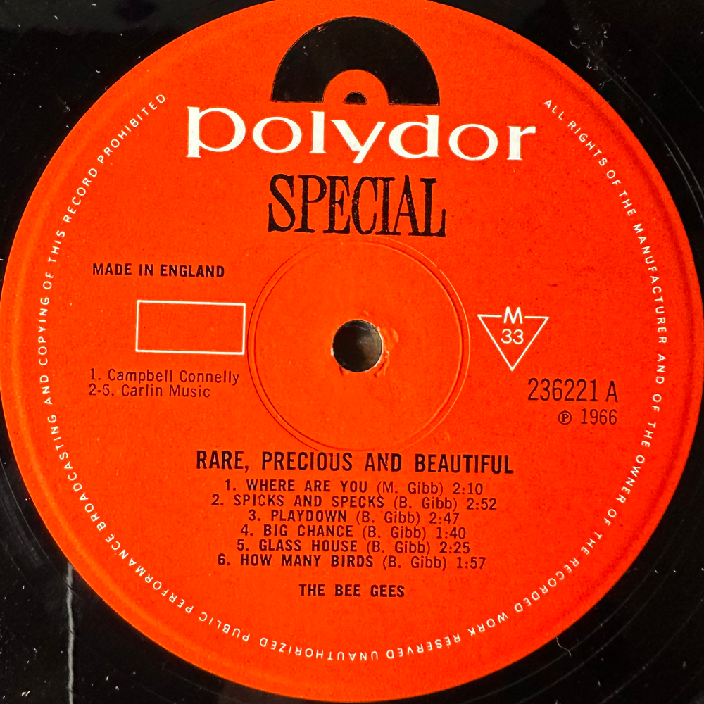 The Bee Gees - Rare, Precious & Beautiful (Англия 1968г.)