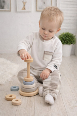 Флисовый костюм Латте