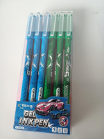 Ручка пиши-стирай "Машина" 0,5мм, синяя, 4 вида микс