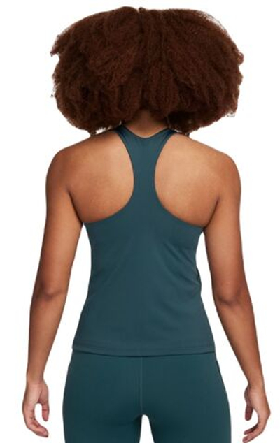 Женский топ теннисный Nike Dri-Fit Swoosh Bra Tank - deep jungle/deep jungle/white