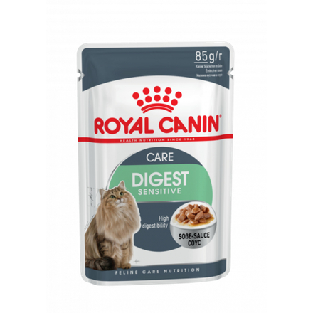 Royal Canin Digest Sensitive Корм консервированный для взрослых кошек в соусе 85г