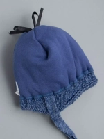 Шапка для мальчика зимняя с завязками