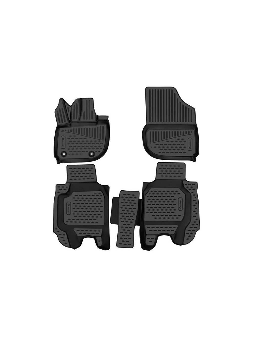 Коврики в салон для HONDA Vezel (II) 2021 - 4шт. (полиуретан) ELEMENT3DA68662210K