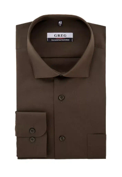Сорочка GREG Сlassic fit 540/119/BR "База"