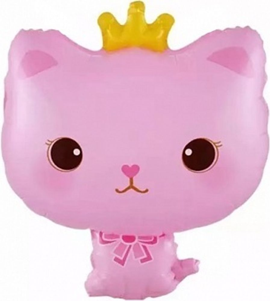 К Фигура Котенок Принцесса Розовый (24&#39;&#39;/61 см)