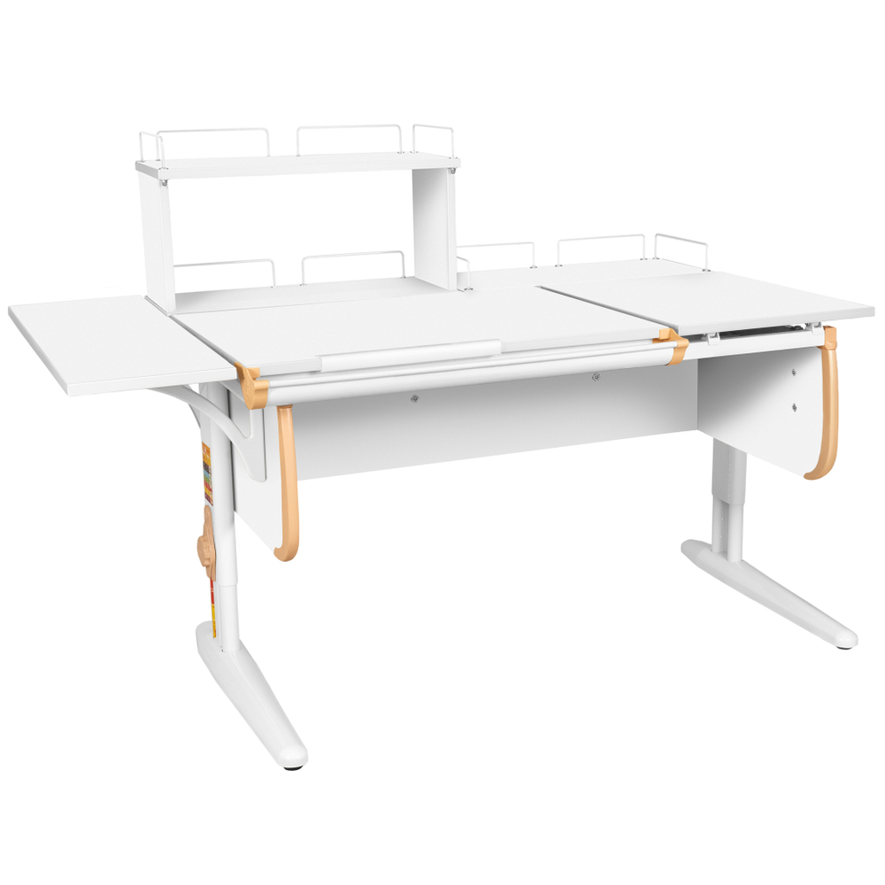 Растущая парта с задними и боковой полками Дэми СУТ 25-02-Б1Д1 (1500×880 мм)