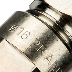 Муфта с наружной резьбой  Prandelli 16x2,0х1/2"