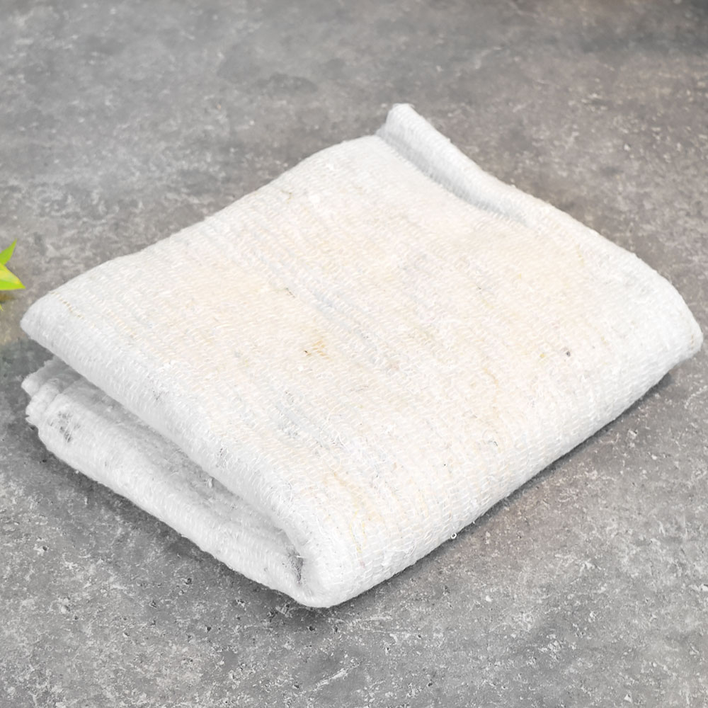 Салфетка для пола 70*80см, нетканое регенерированное полотно, оверлок