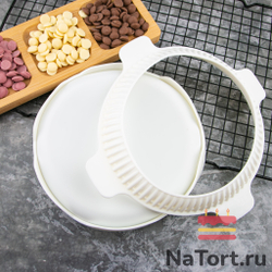 Форма силиконовая для муссовых десертов «Круг 19,5x5,5» (двойная)