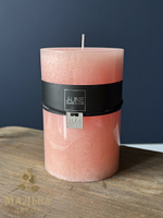 Свеча "Розовая пудра" 10х15 см (120 часов горения)