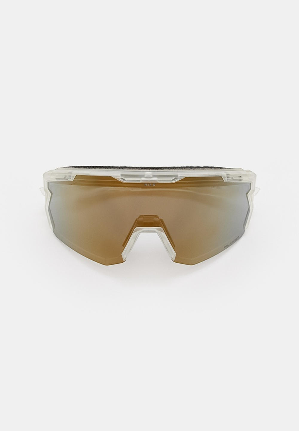Спортивные очки с диоптриями HILX Samurai / Matt Crystal / Gold Polarized Lens + Clear Lens