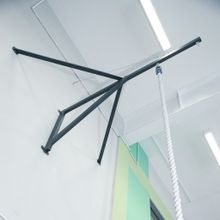 Консоль для канатов и шестов (графит), вынос 2 м ZAVODSPORTA