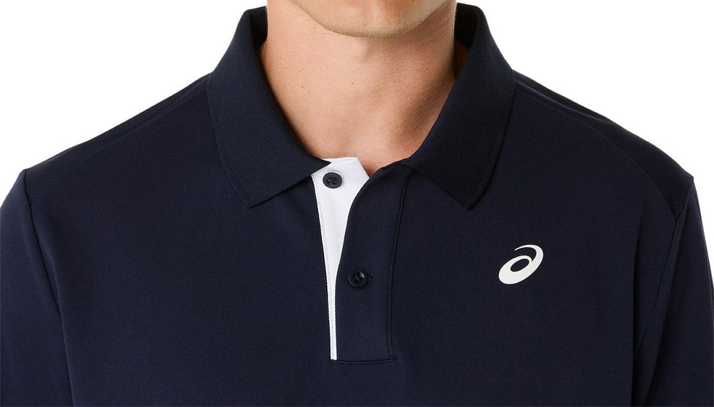 Мужское теннисное поло Asics Court - небесный