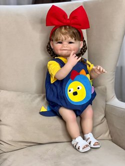 Кукла Реборн виниловая 55см в пакете (FA-180)