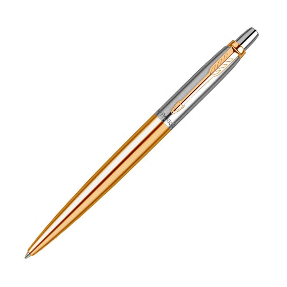 Ручка шариковая Parker Jotter Gold/Stainless Steel GT (2953182)